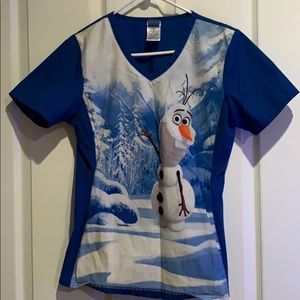 Nursing scrub top. Worn twice